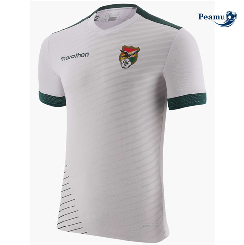Peamu - Maillot foot Bolivie Exterieur Blanc 2023-2024 Chinois