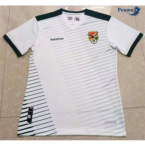 Peamu - Maillot foot Bolivie Blanc 2023-2024 discout