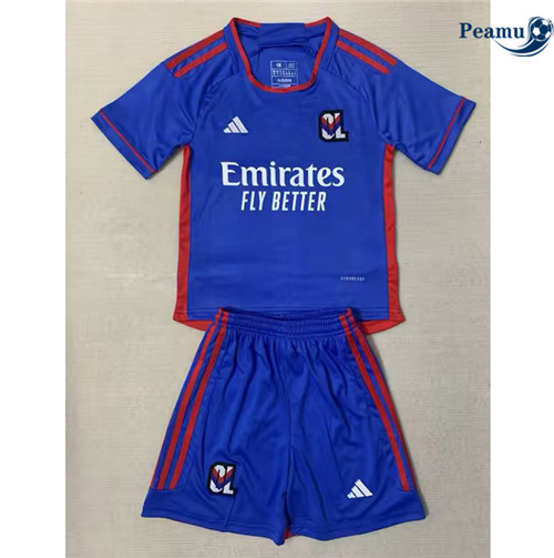 Peamu - Maillot foot Lyon Enfant Exterieur 2023-2024 France