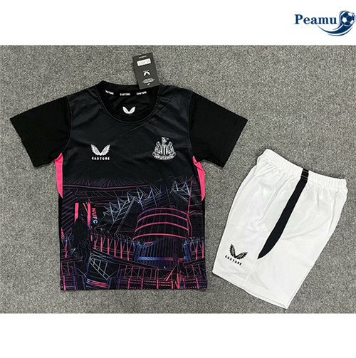 Peamu - Maillot foot Newcastle United Enfant pre-game Training 2023-2024 Chinois