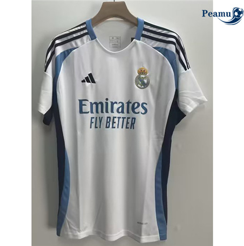 Peamu - Maillot foot Real Madrid Training Blanc 2023-2024 Soldes