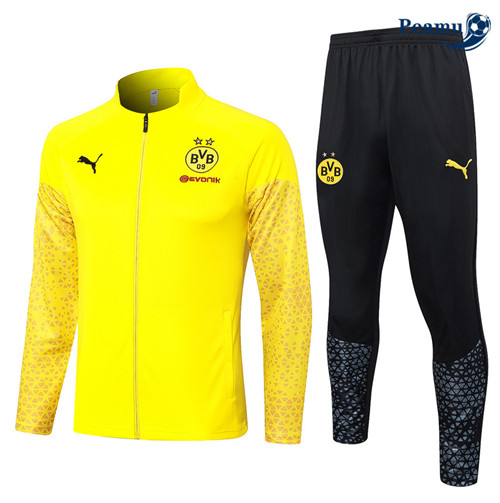 Peamu - Veste Survetement Borussia Dortmund jaune 2024-2025 Original