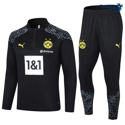 Peamu - Survetement Borussia Dortmund noir 2024-2025 grossiste