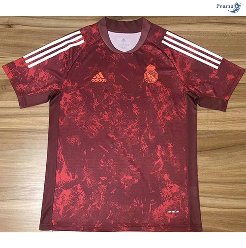 Peamu - Maillot foot Real Madrid training Rouge 2020-2021