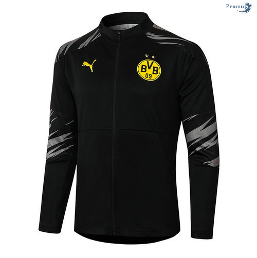 Peamu - Veste foot Borussia Dortmund Noir 2020-2021