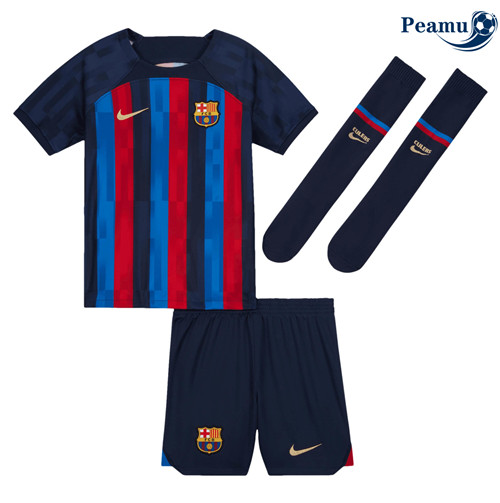 Peamu - Maillot foot Barcelone Enfant Domicile 2022-2023