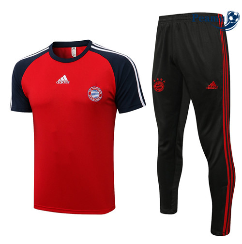 Kit Entrainement foot Bayern Munich + Pantalon Rouge/Bleu Marine 2022-2023