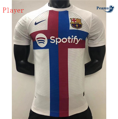 Peamu - foot Barcelone Player Version Blanc 2022-2023