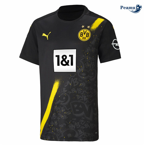 Maillot foot Borussia Dortmund Exterieur Noir 2020-2021