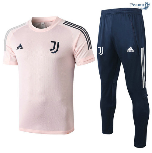 Kit Maillot Entrainement Juventus + Pantalon Rose 2020-2021