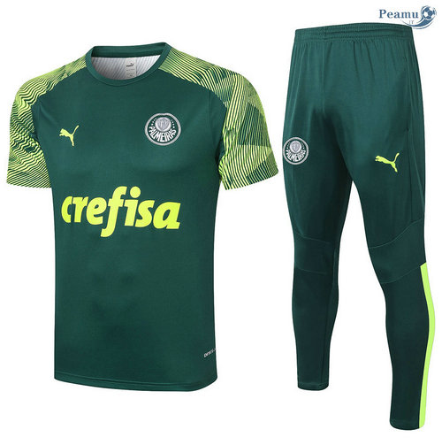 Kit Maillot Entrainement Palmeiras + Pantalon Verde Scuro 2020-2021