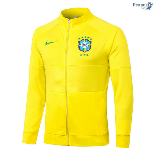 Veste foot Brésil Jaune 2020-2021