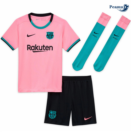 Maillot foot Barcelone Enfant Rose 2020-2021