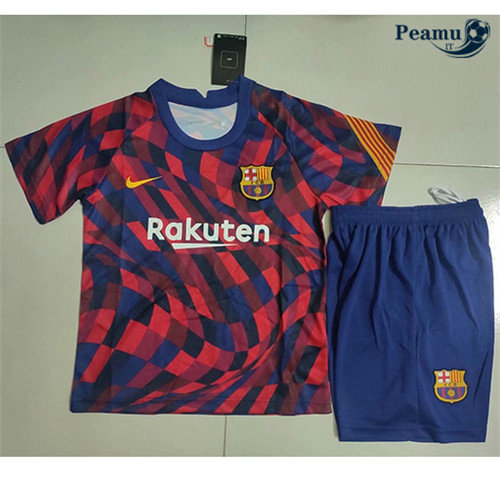 Maillot foot Barcelone Enfant training Rouge 2020-2021