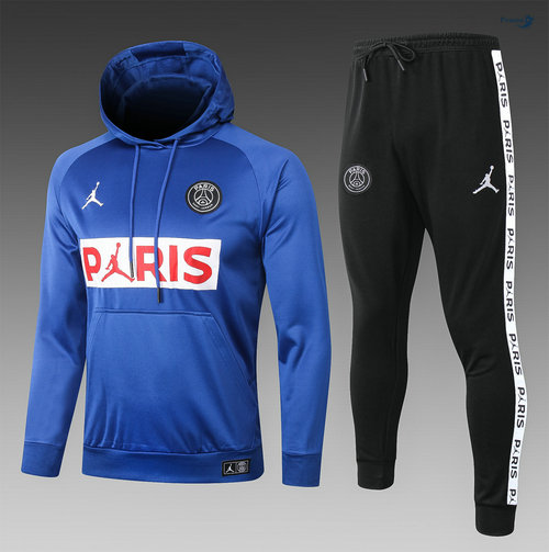 Sweat à capuche - Survetement PARIS PSG Jordan Enfant Bleu PARIS 2020-2021