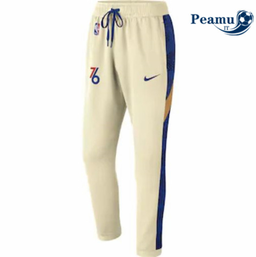 Peamu - Pantalon Thermaflex Philadelphia 76ers - Crème