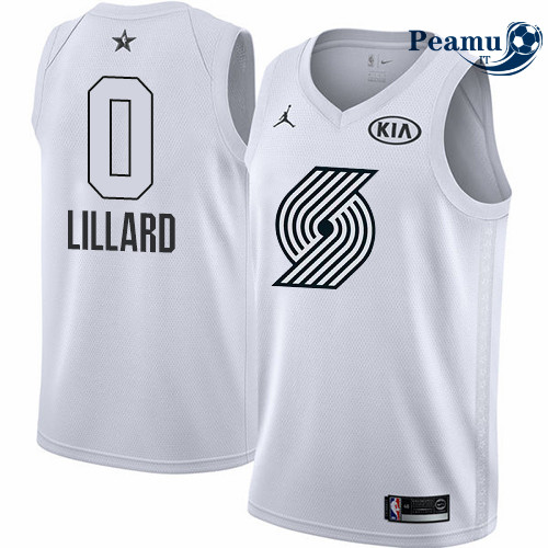 Peamu - Damian Lillard - 2018 All-Star Blanc