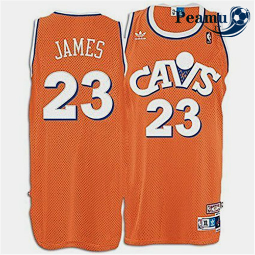 Peamu - LeBron James, Cleveland Cavaliers - Orange Hardwood Classics