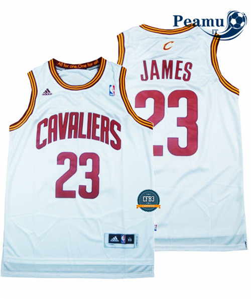 Peamu - LeBron James, Cleveland Cavaliers - Blanc