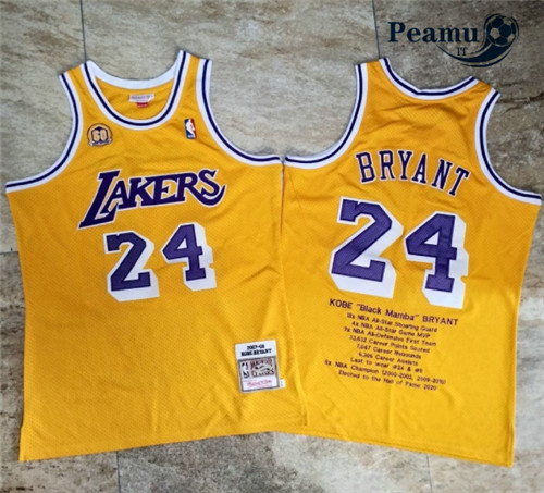 Peamu - Kobe Bryant, Los Angeles Lakers - Or Commemorative