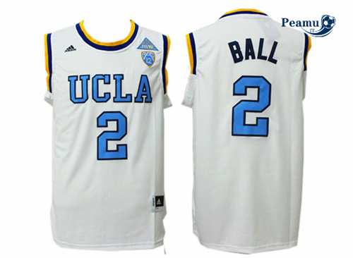 Peamu - Lonzo Ball, UCLA Bruins [Blanc]