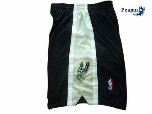 Peamu - Short San Antonio Spurs [Negro y Blanco]