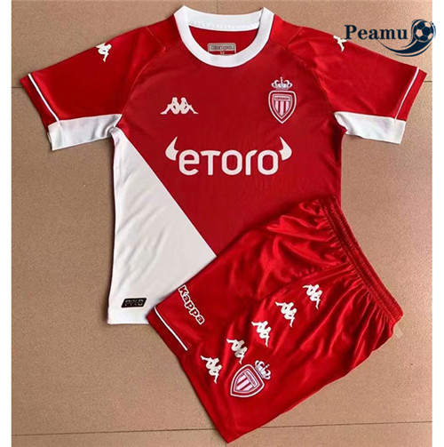 Peamu - Maillot foot AS Monaco Enfant Domicile 2021-2022
