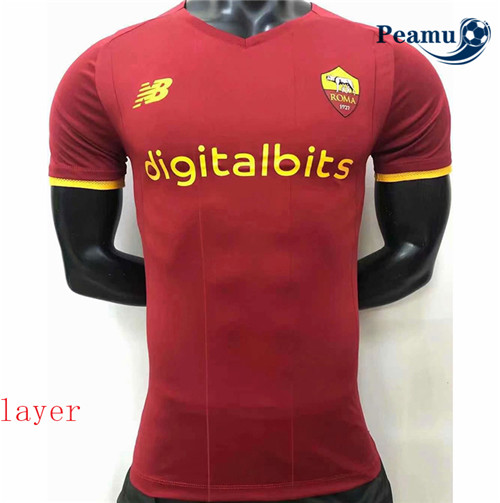 Peamu - Maillot foot AS Rome Player Version Domicile 2021-2022