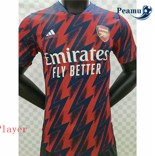 Peamu - Maillot foot Arsenal Player Version Rouge 2021-2022