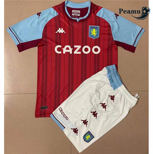 Peamu - Maillot foot Aston Villa Enfant Domicile 2021-2022