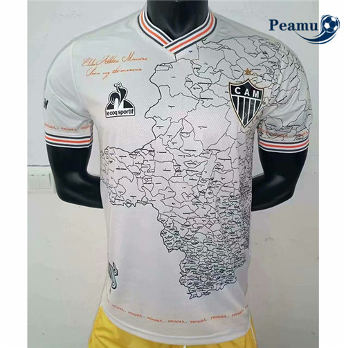 Peamu - Maillot foot Competitive mineirome Blanc 2021-2022