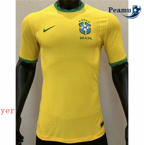 Peamu - Maillot foot Brésil Player Version Domicile 2020-2021