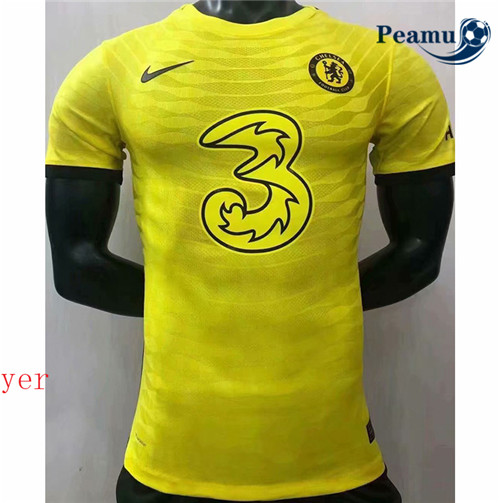 Peamu - Maillot foot Chelsea Player Version Jaune 2020-2021