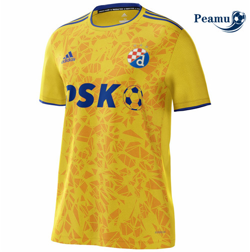 Peamu - Maillot foot Dinamo Zagreb Exterieur Jaune 2021-2022