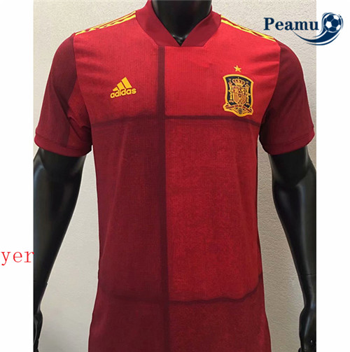 Peamu - Maillot foot Espagne Player Version Domicile 2020-2021