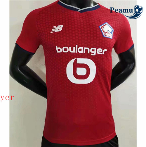 Peamu - Maillot foot Lille OSC Player Version Exterieur 2021-2022