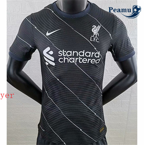 Peamu - Maillot foot Liverpool Player Version Noir 2020-2021