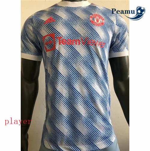 Peamu - Maillot foot Manchester United Player Version Exterieur 2021-2022