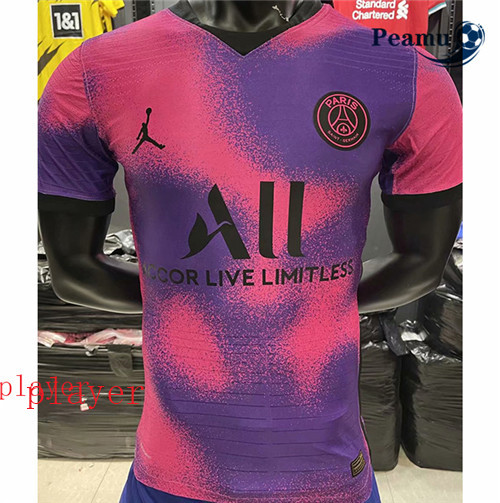 Peamu - Maillot foot Jordan PSG Player Version Purple 2020-2021