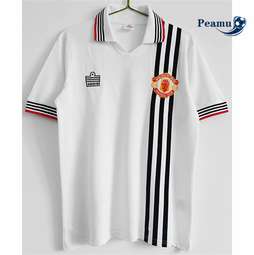 Peamu - Maillot foot Retro Manchester United Exterieur 1975-80