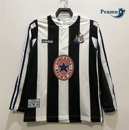 Peamu - Maillot foot Retro Newcastle United United Domicile Manche Longue 1995-97