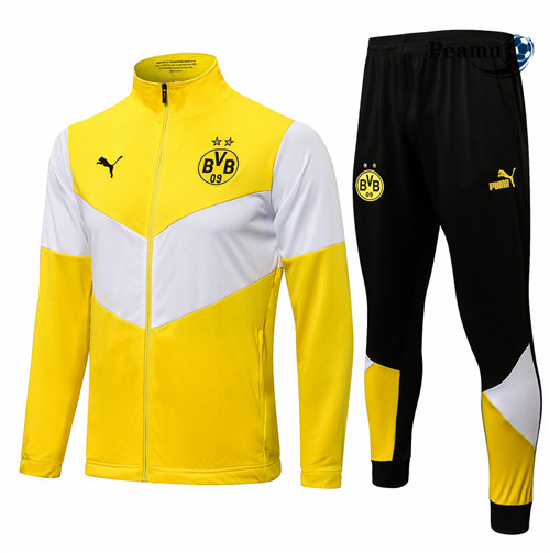 Peamu - Veste Survetement Borussia Dortmund Jaune 2021-2022