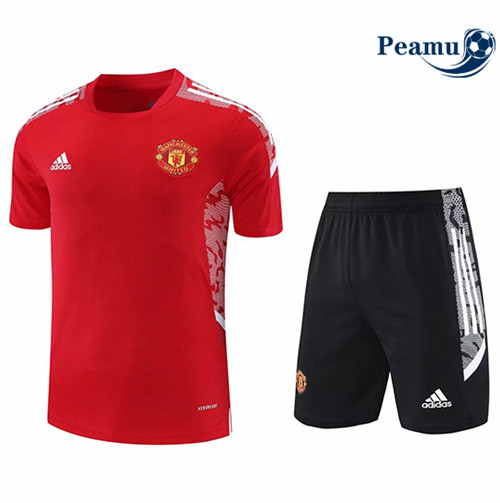 Maillot foot Manchester United training Rouge 2021-2022
