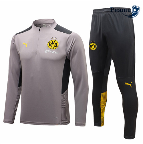 Survetement Borussia Dortmund Gris Clair 2021-2022
