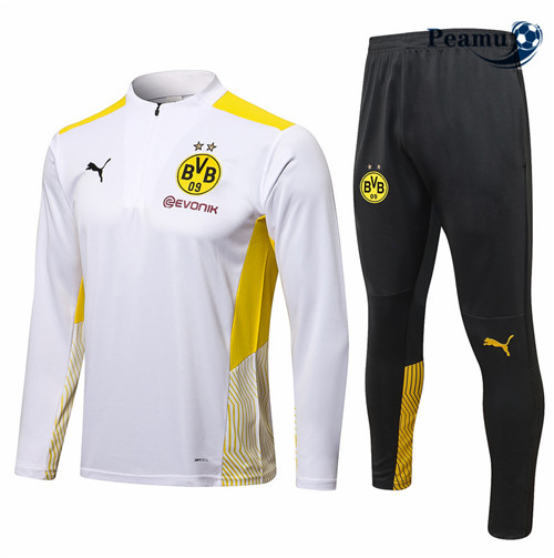 Survetement Borussia Dortmund Blanc 2021-2022
