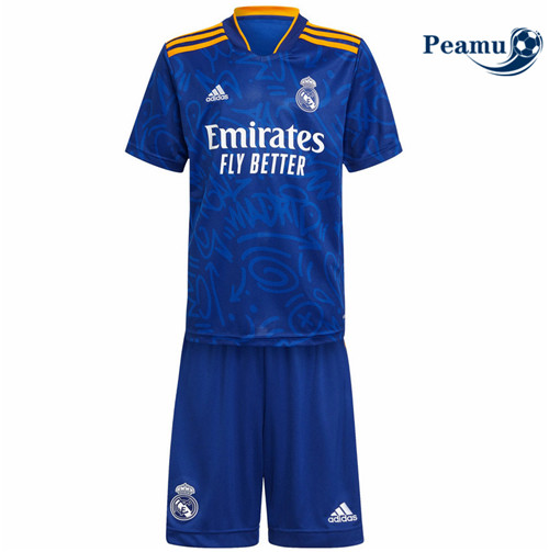 Peamu - Maillot foot Real Madrid Enfant Exterieur 2021-2022
