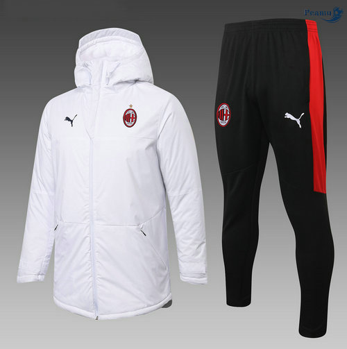 Peamu - Doudoune AC Milan Blanc 2020-2021