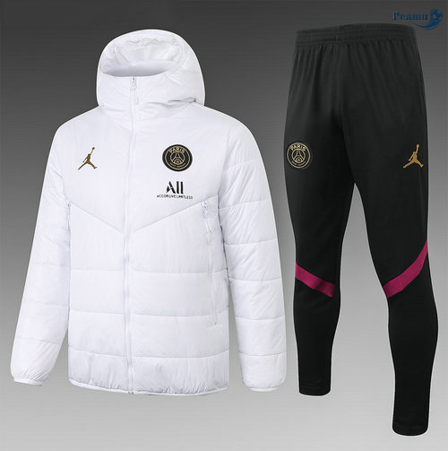Peamu - Doudoune Jordan PSG Blanc 2020-2021