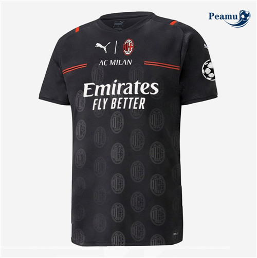 Maillot foot AC Milan Concept Noir 2021-2022