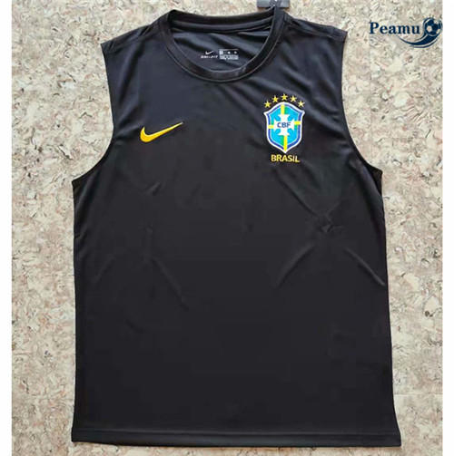 Maillot foot Brésil vest Noir 2021-2022